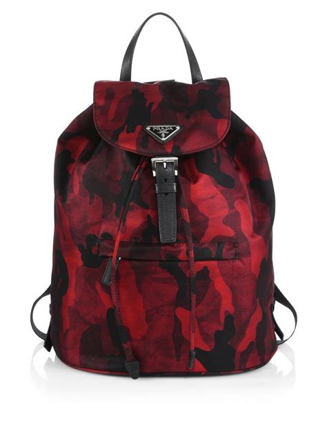 prada camouflage backpack|Prada backpacks.